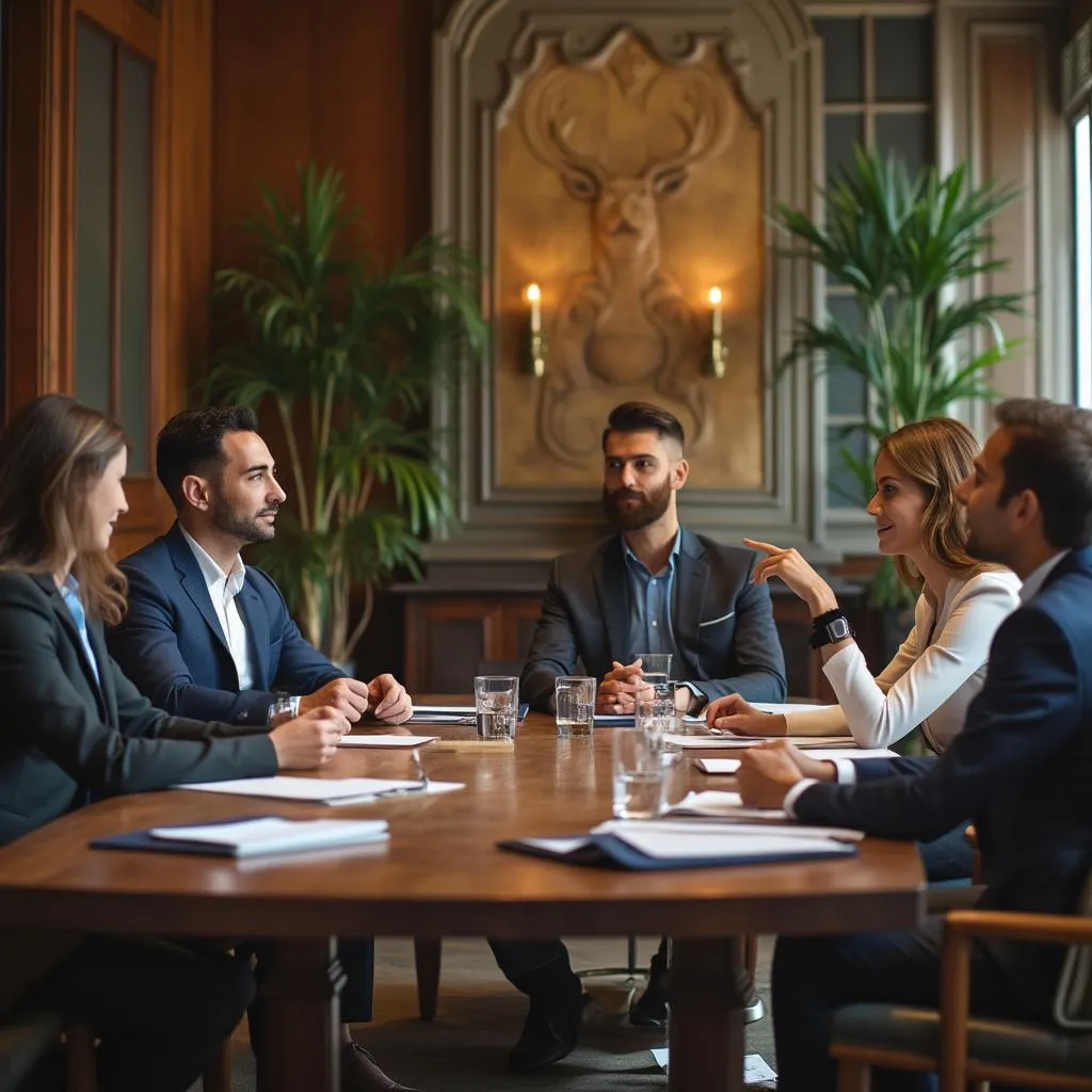 Reunión con clientes